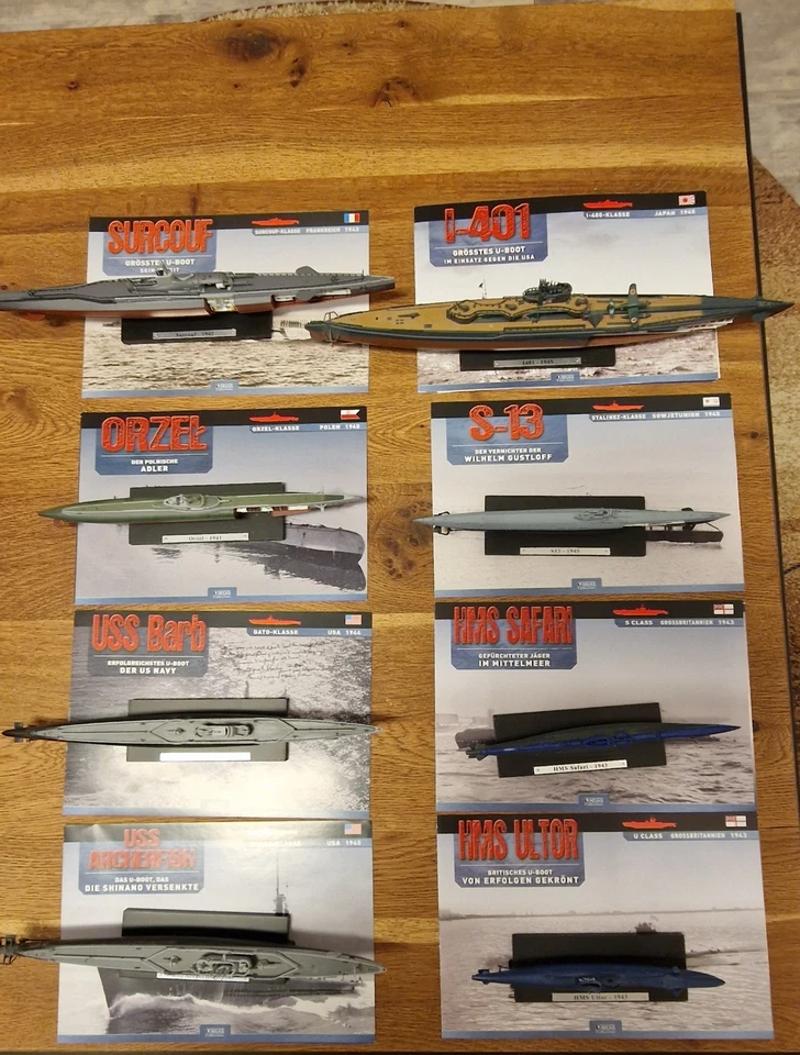 atlas U-Boot 20 X Collection Sammlung 1:350 - Bild 3 von 4