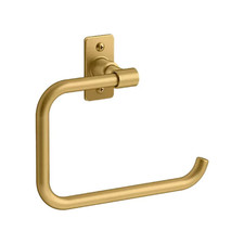 Kohler K-35928-2MB Castia by Studio McGee Wall Mounted Towel Ring, Brushed Brass