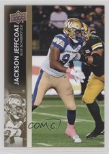 2022 Upper Deck CFL Gold Jackson Jeffcoat #23 0n8