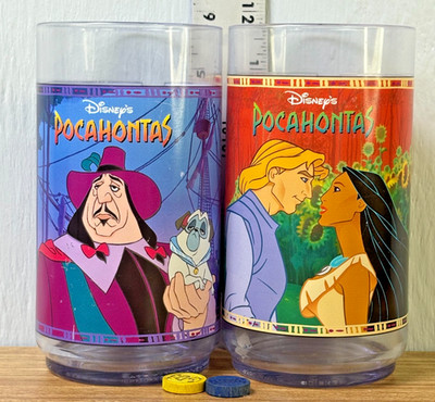 Disney's Pocahontas Burger King Glasses Pair 1994 GDJ-P-103