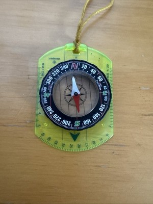 Stansport Map Compass Neon Green
