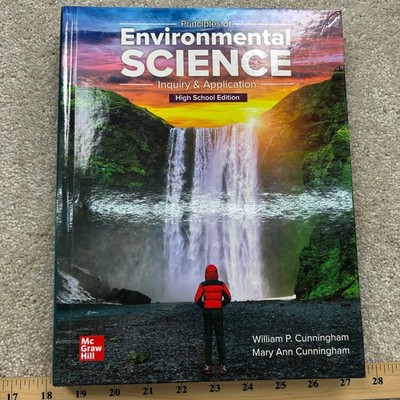 Principles of Environmental Science Cunningham 2023 High School Edition McGraw