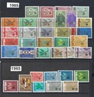 EUROPE C.E.P.T 1965 FULL YEAR 36 STAMPS AS SHOWN PHOTO **