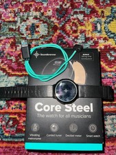 Soundbrenner Core Steel Musicians Smartwatch With Bonus Italian Leather Strap