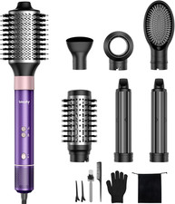 7-in-1 Hair Dryer Brush and 1500W Hair Styler Set Fast Drying, Curling, Straig