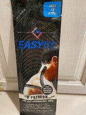Mueller EasyFit Kinesiology Breathable Tape 6 Pre-Cut Patterns -Y Pattern- Black