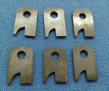 6 Lot VTG Moulder Blades Bits Knives Shaper Router Profile 1/8" x 1" x 1  1/2"