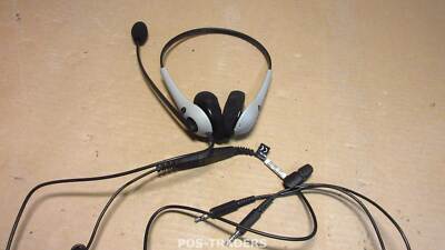 GN Netcom GN 2200 Duo Silver Flex-Boom Headset Headphone - 2229-82-04S