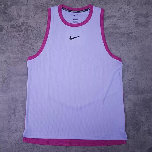 NIKE Court Dri-Fit Slim Carlos Alcaraz Tennis Tank Top Shirt Mens Size L LARGE - Picture 4 of 6