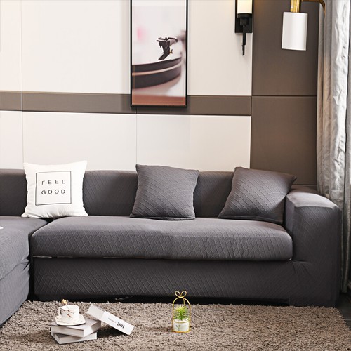 L Shape 1 2 3 4 Seater Slipcover Sofa Cover Stretch Couch Protector Christmas - Picture 74 of 100