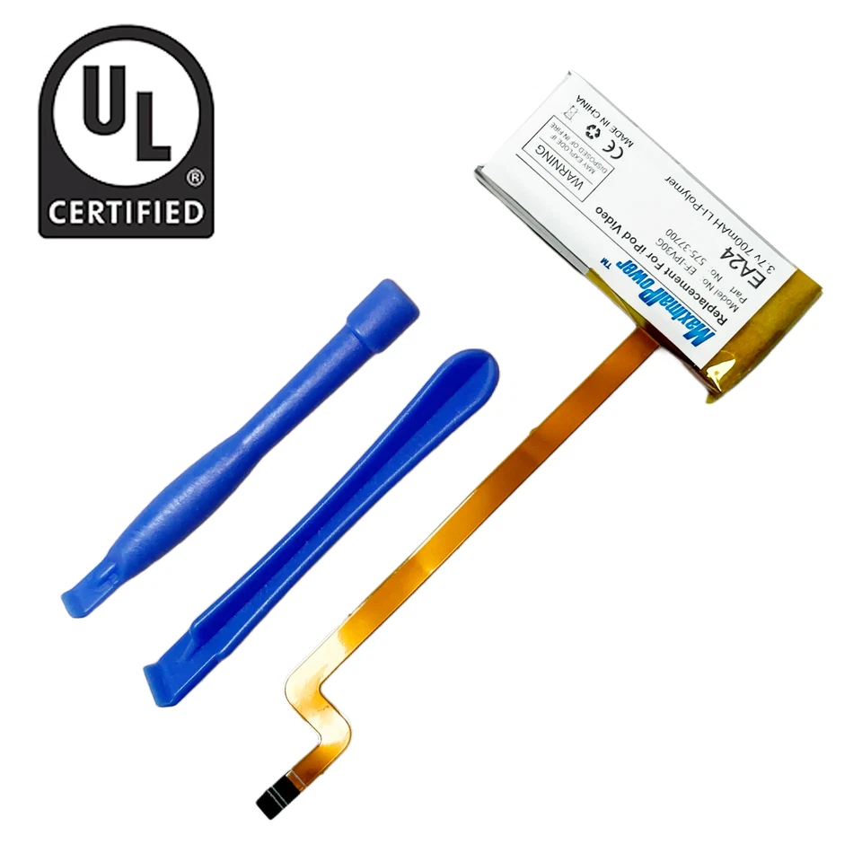 MaximalPower Battery Replacement for Apple iPod Video/ Classic 30GB - Image 2 of 4