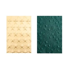 3D Embossing Folders Flower Leaf Star Stencils DIY Scrapbooking Crafts Cards