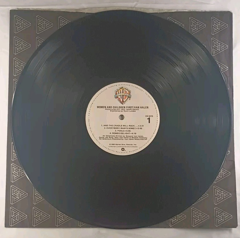 Van Halen Women And Children First 12” Vinyl 1980 Warner Bros HS 3415 LP EX  thumbnail 7