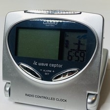 Casio DQD-205J Radio-controlled alarm clock Wave Ceptor READ Description