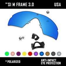 Anti Scratch Polarized Replacement Lenses Rubber Kits for-Oakley Si M Frame 3.0