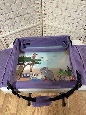 Kids Travel Tray with Dry Erase Board, Road Trip Essentials,  Toy Storage