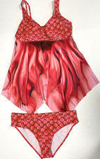 Women  s 2pc swimsuit swimwear size XXL XL tankini NEW ss61 