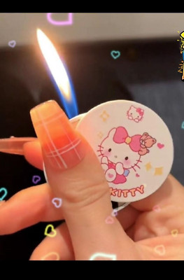 hello kitty viele Design Gasfeuerzeug für Kitty Liebhaber Damen zum Rauchen Geschenk