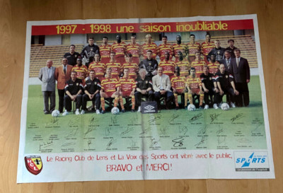 page POSTER )) équipe RC LENS - saison 1998/99 page POSTER )) équipe RC LENS - saison 1998/99