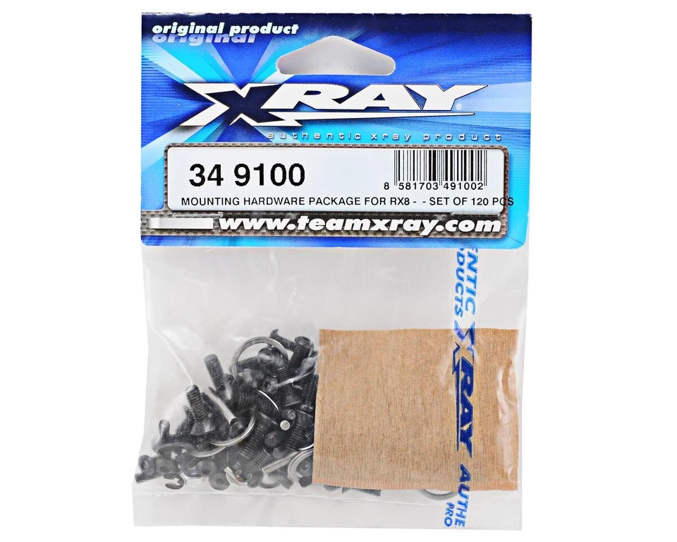 XRAY Schraube Mutter Sicherung Scheiben Satz RX8 XRA349100 RX8 2023, RX8E 2023,  - Bild 2 von 2