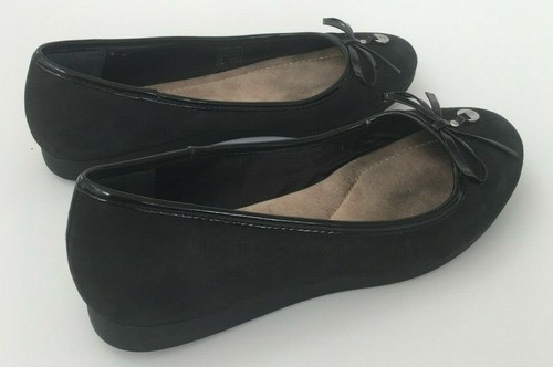 Giani Bernini Womens Odeysa Black Fashion Ballet Flats Leather Shoes 6.5 M FO115 - Picture 4 of 6