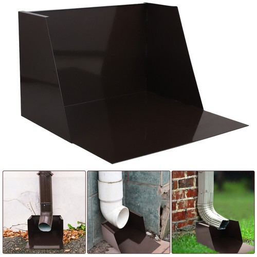 Splash Guard Plate Aluminum Rainwater Diverter Gutter Splash Guard