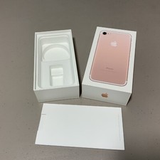 Apple iPhone 7 Rose Gold 128GB Retail Box Only with Insert DOESN'T Include Phone
