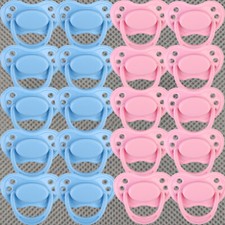 Magnetic Pacifiers Soother Dummy for Reborn Baby Dolls Accessories DIY Gift