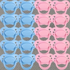 Magnetic Pacifiers Soother Dummy for Reborn Baby Dolls Accessories DIY Gift