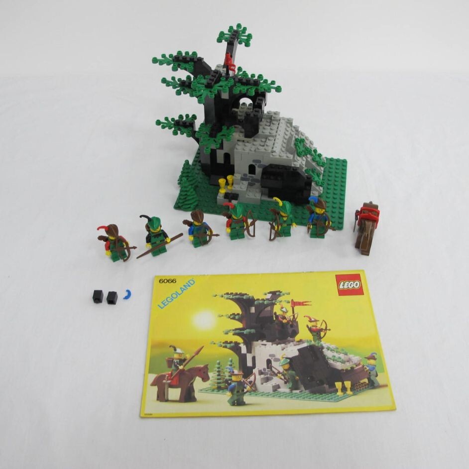 LEGO 6066 Camouflaged Outpost complete instructions + rare black