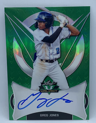 2019 Leaf Valiant Greg Jones Rays Green Auto 41/99