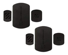 Scosche MRK2PK-UB MagicMount Phone Replacement Plate Kit - for 2 Sets, Black