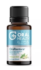 OraRestore Natural Bad Breath Treatment- Liquid Toothpaste & Mouthwash.FREE SHIP