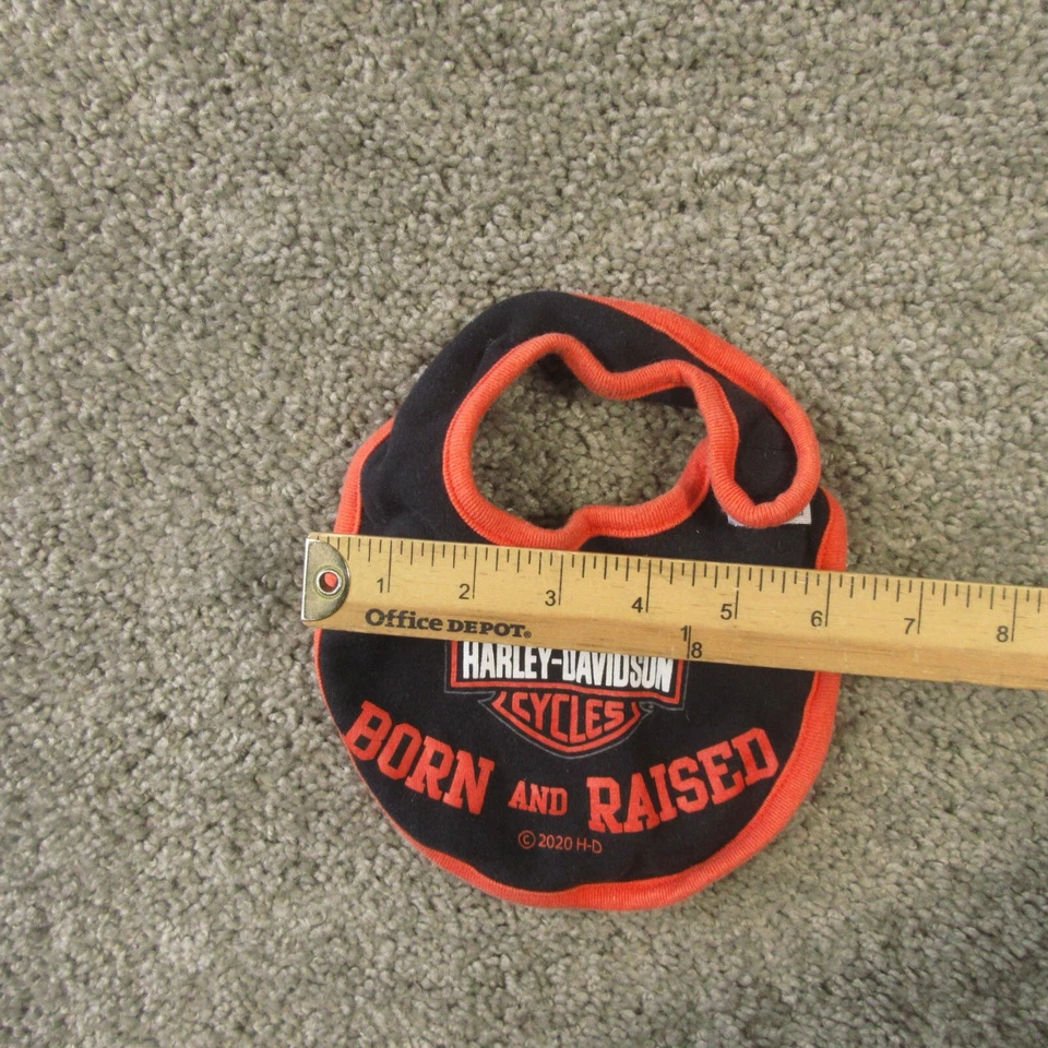Babero infantil recién nacido Harley-Davidson Foto 3 de 4