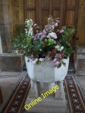 Photo 6x4 St. Mary, East Morden: font  c2014