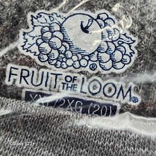 Women's 2XL Thermal Set Long Underwear Heather GRAY Fruit of the Loom Waffle NWT