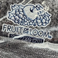 Waffle Thermal Set Shirt & Pants Women's 2XL Heather GRAY Fruit of the Loom NWT