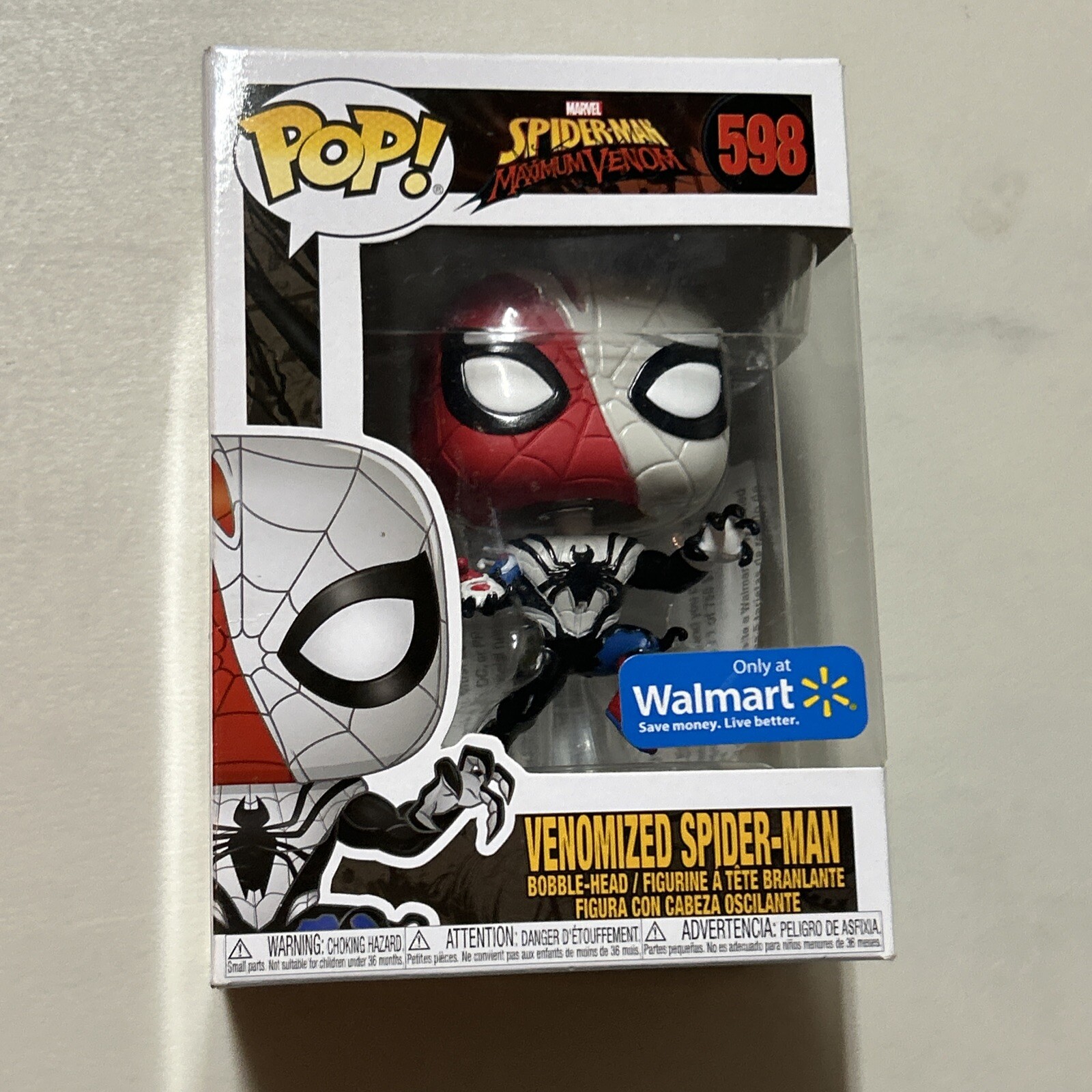 Funko Pop! Vinyl Marvel Venomized SpiderMan Walmart (Exclusive