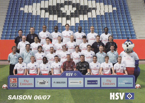 Mannschaftskarte HSV - 2006/2007