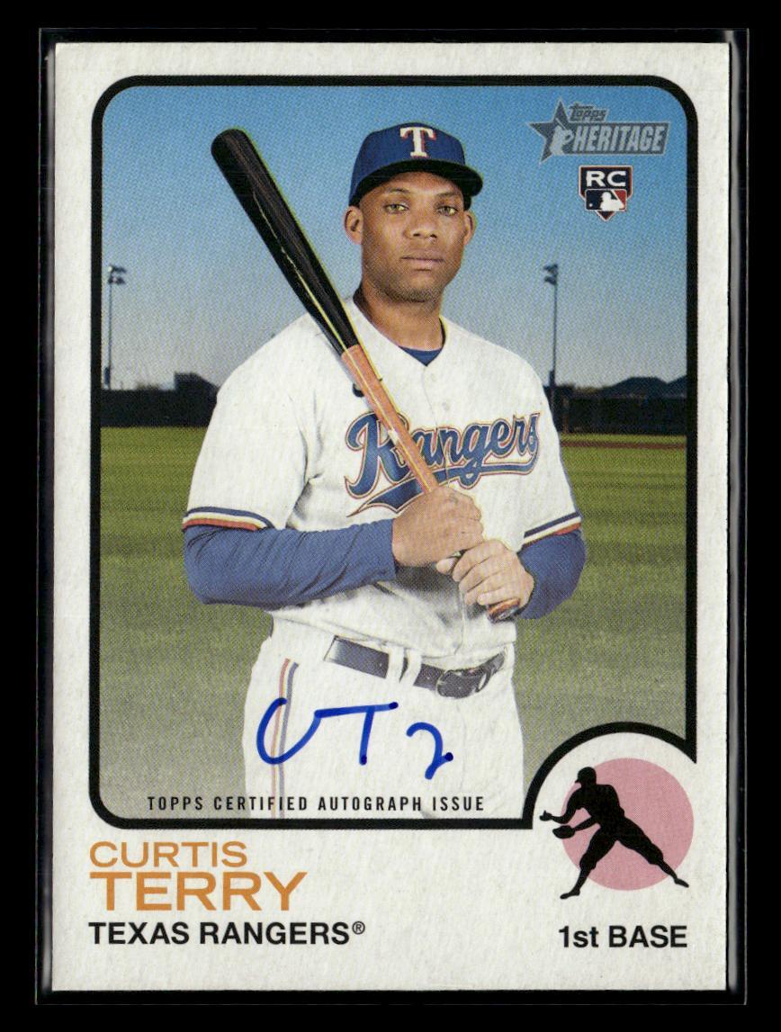2022 Topps Heritage #ROA-CT Curtis Terry Real One Autographs