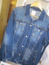 Lularoe Jaxon Jean Jacket Xl No Design Dark Faded & Whitewashed Go With Leggings