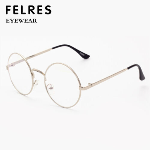 Men Women Metal Round Nearsighted Glasses Fashion Full Frame Myopia Glasses New - Picture 4 of 23