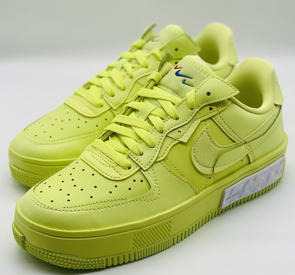 NEW Nike Air Force Fontanka Yellow Lemon Twist DA7024-700 Women's Sz