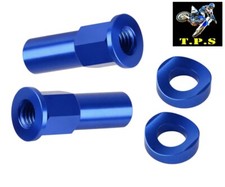 BLUE FRONT REAR RIM TYRE BEAD LOCK NUT WASHER KAWASAKI KLX 110 125 250 300 R S