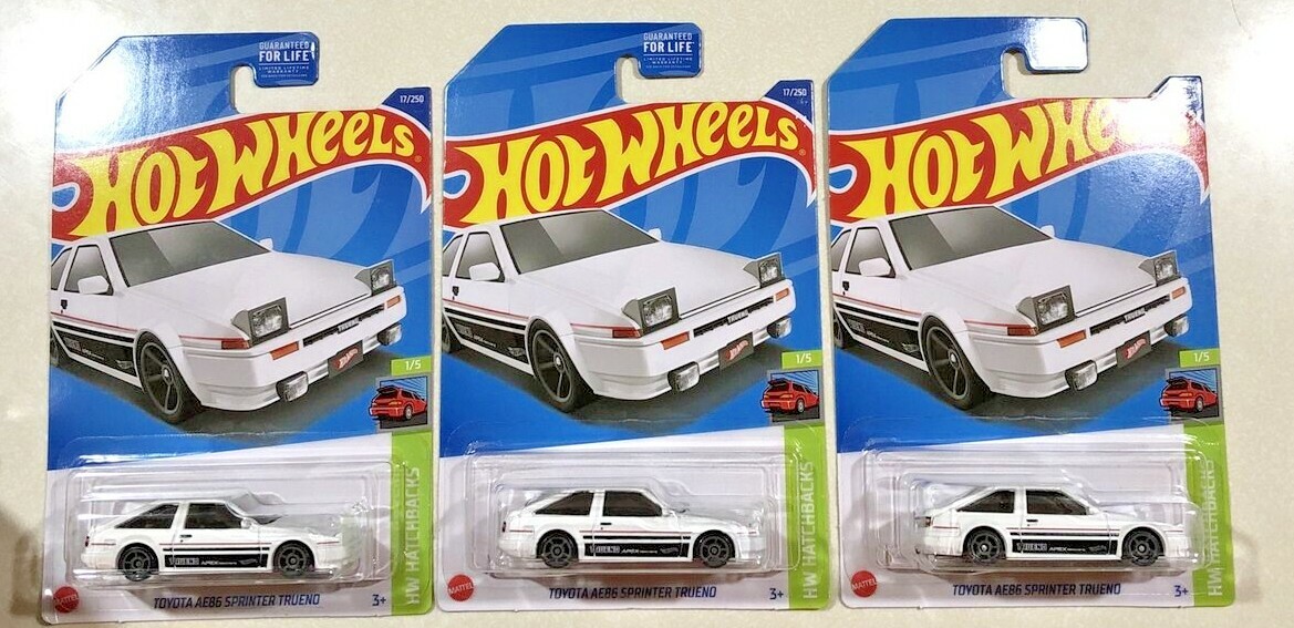 NEW 2022 Hot Wheels A CASE Toyota AE86 Sprinter (Trueno) - LOT 3