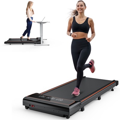 Walking Pad Portable Treadmill Adjustable Speed Setting for Home Office Fitness