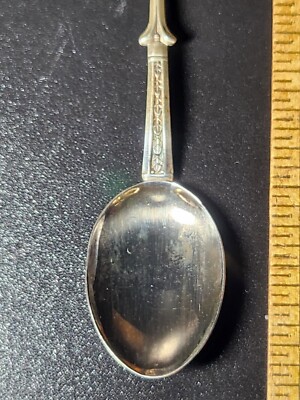 Vintage Tokyo Japan 950 Sterling Silver Enamel Souvenir Spoon 12.3