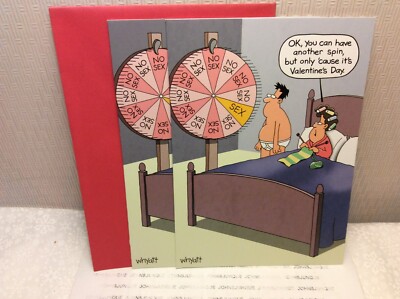 VALENTINE'S DAY RSVP GREETING CARDS New w/envelope LOT 2 ''you can have another.''