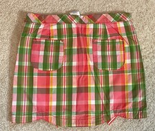 BNWT Gymboree Size 6 Young Girl Multi-colored Adjustable Waist Zip Skort