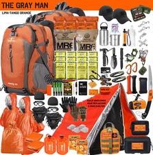 Emergency Survival Kit / Bug Out Bag / Tactical Backpack / Two-Man 72 hours